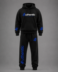 2UTHENTIC Black & Blue Signature Logo Hoodie Set (Copy)