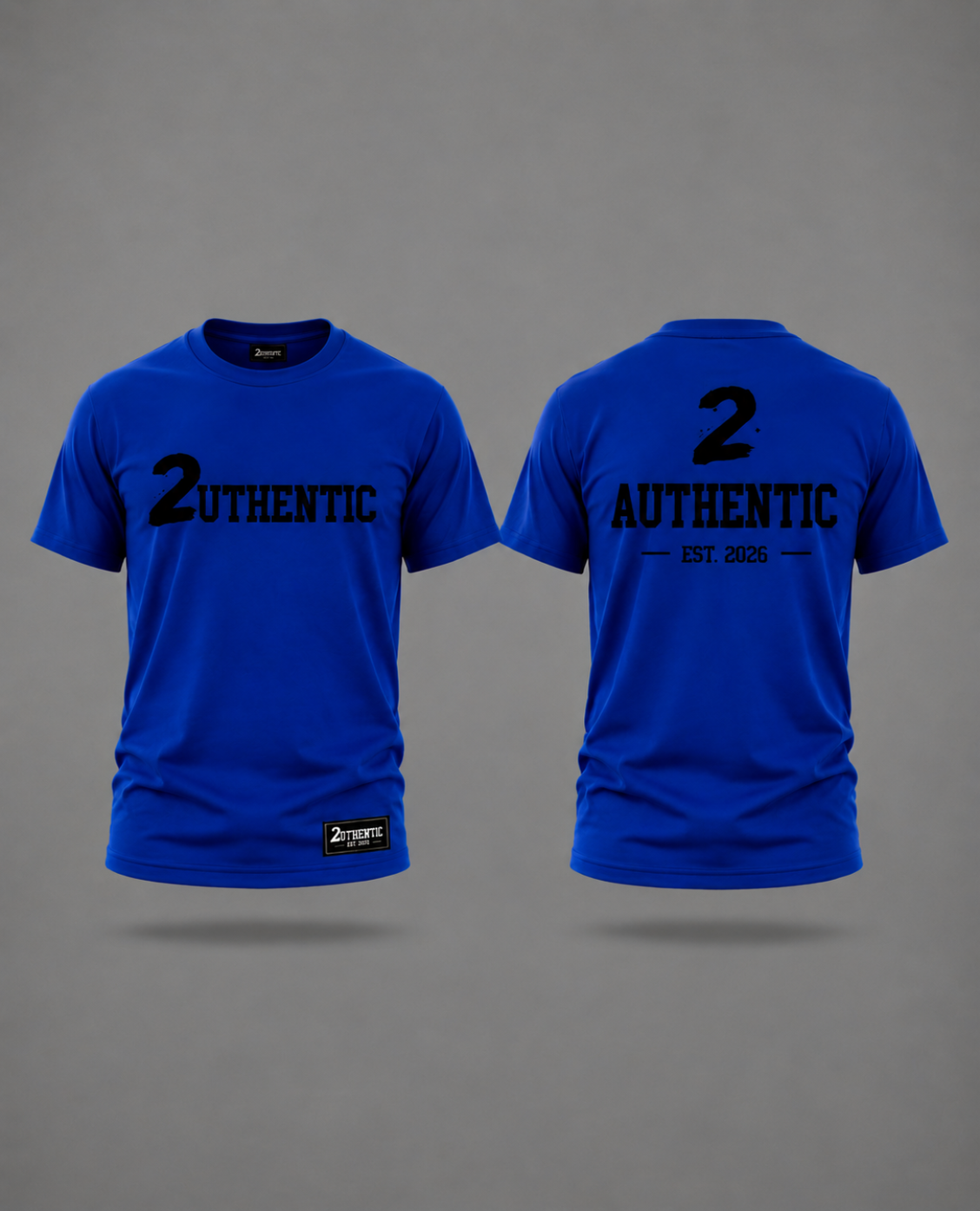 Authentic Blue Signature T-Shirt