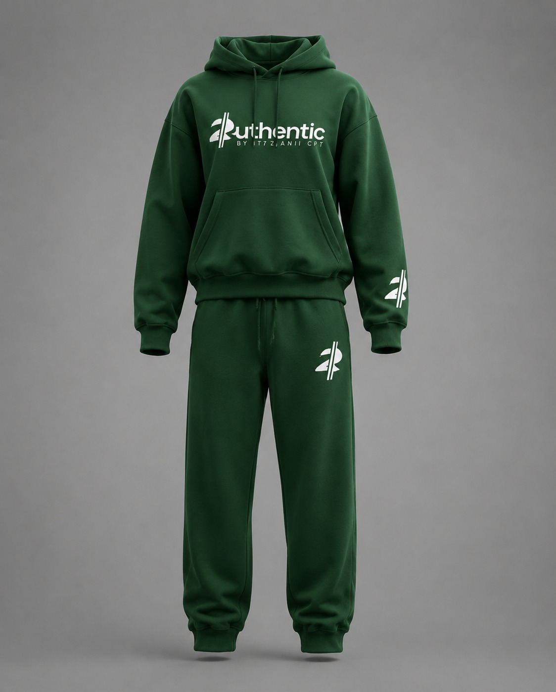 Authentic Green Signature Tracksuit Set