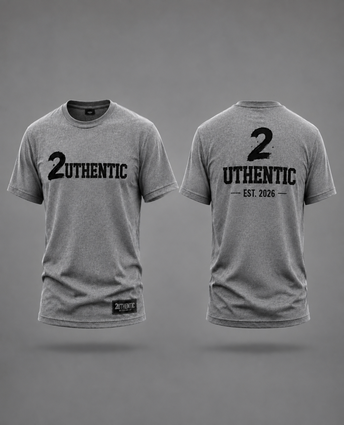Authentic Grey Signature T-Shirt
